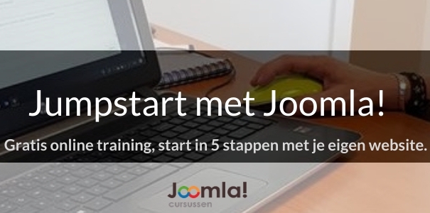 Gratis online mini training Jumpstart met Joomla