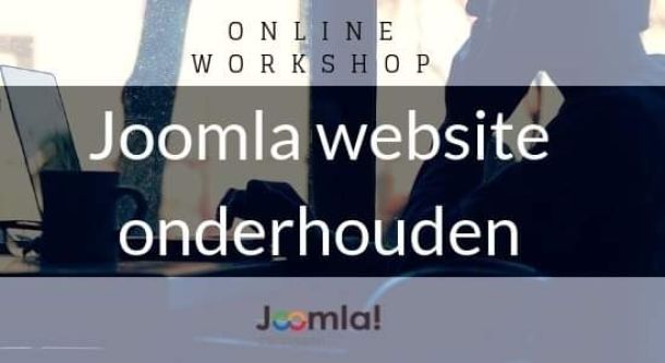 Workshop Joomla website onderhouden